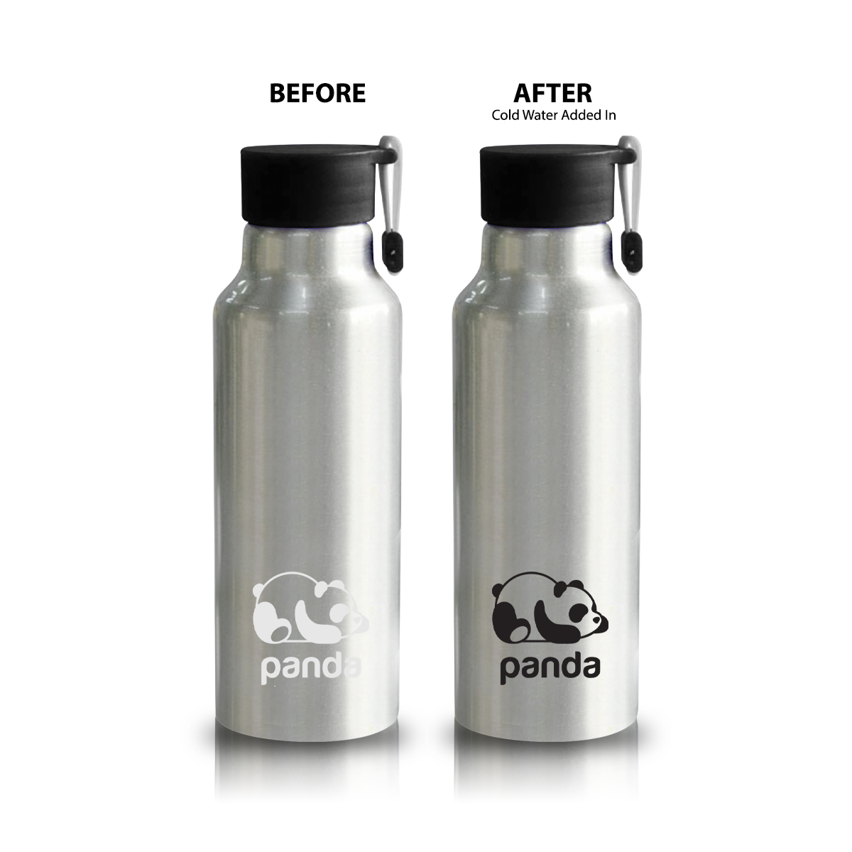 Customised Colour Changing Stainless Steel Bottle (450ml)